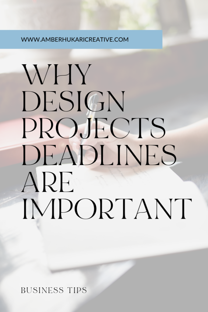 project deadlines