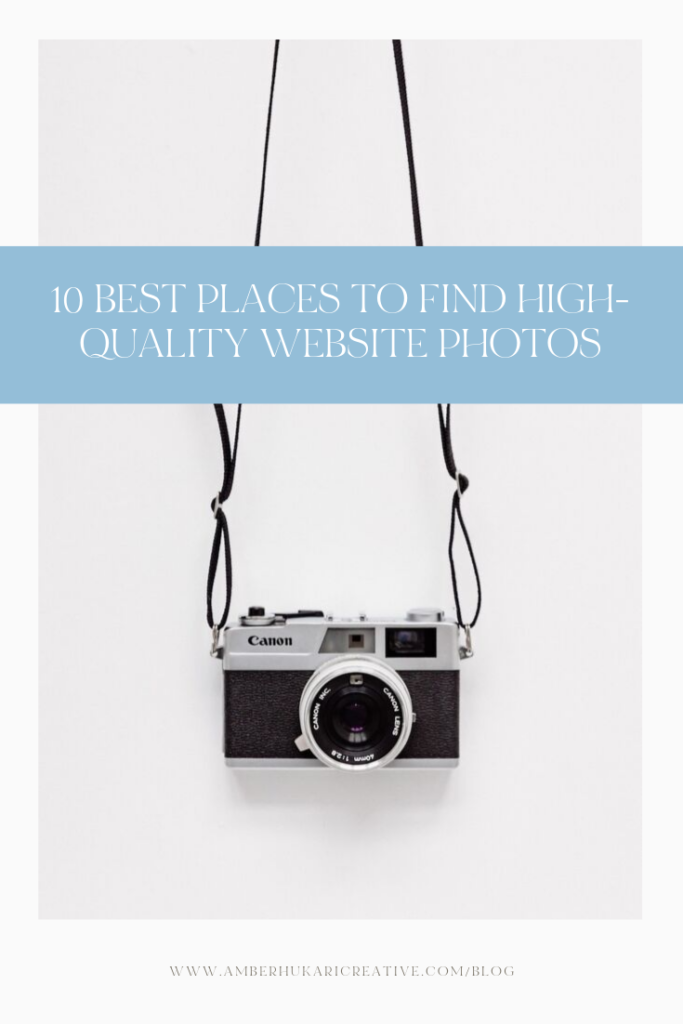 High-quality website photos