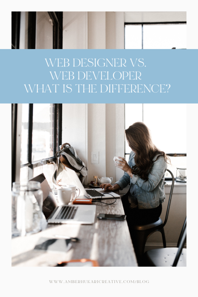 web designer vs. web developer
